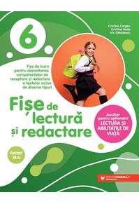 Copertă produs Fișe de lectură și redactare. Clasa a VI-a