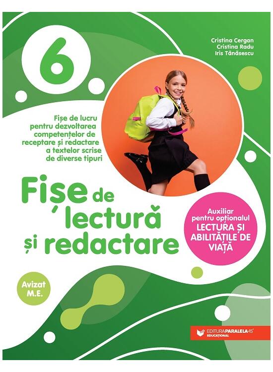Copertă produs Fișe de lectură și redactare. Clasa a VI-a - gallery big 1