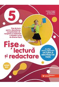 Copertă produs Fișe de lectură și redactare. Clasa a V-a
