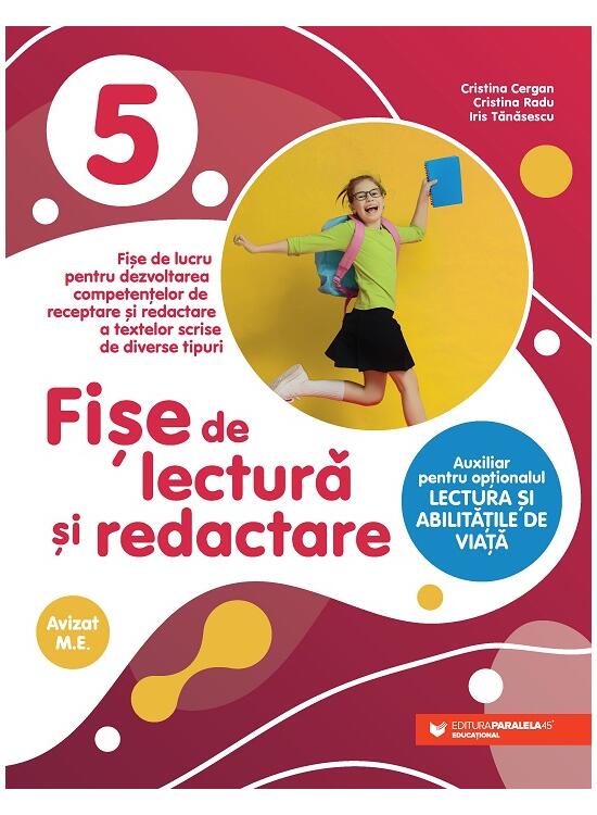 Copertă produs Fișe de lectură și redactare. Clasa a V-a - gallery big 1