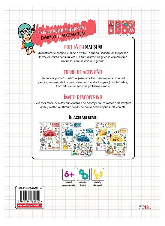 Copertă produs Și tu poți să fii campion la Matematică (6 ani+) - gallery big 2