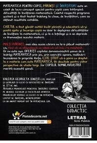 Copertă produs Matematica pentru copii, părinți și &icirc;nvățători. Clasa I, caietul I