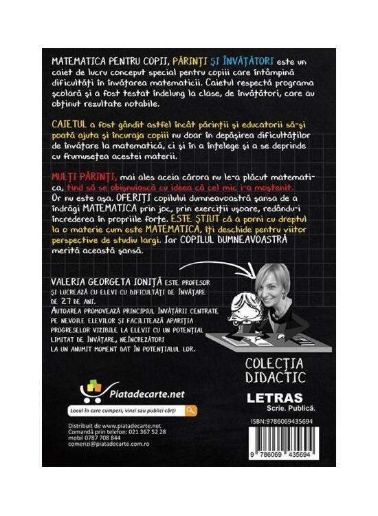 Copertă produs Matematica pentru copii, părinți și &icirc;nvățători. Clasa I, caietul I - gallery big 2