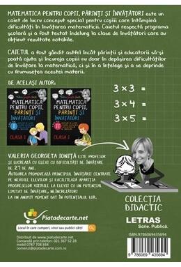 Copertă produs Matematica pentru copii, părinți și &icirc;nvățători. Clasa a II-a, caietul I