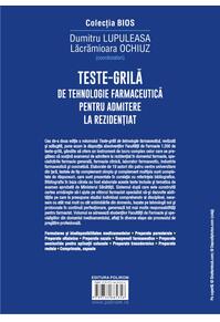 Copertă produs Teste-grilă de tehnologie farmaceutică pentru admitere la rezidențiat