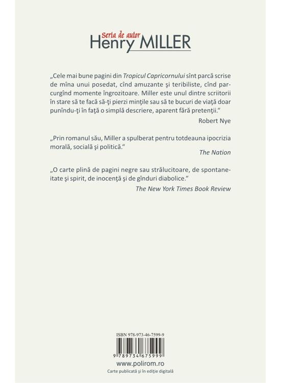 Copertă produs Tropicul Capricornului - gallery big 2