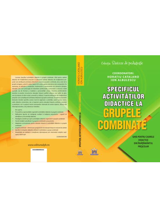 Copertă produs Specificul activităților didactice la grupele combinate - gallery big 3