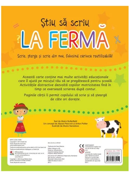 Copertă produs Știu să scriu: La fermă - gallery big 2