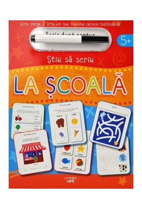 Copertă produs Știu să scriu: La școală