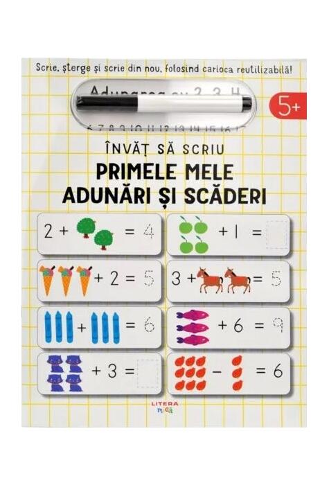 Copertă produs &Icirc;nvăț să scriu: Primele mele adunări și scăderi