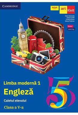 Copertă produs Limba engleză L1. Clasa a V-a. Caietul elevului (Cambridge)