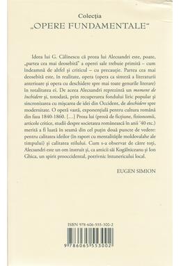 Copertă produs Vasile Alecsandri. Proză (vol.III)