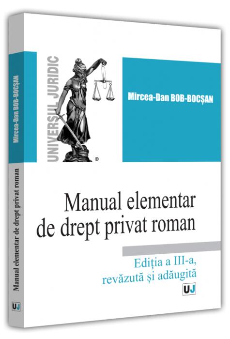 Copertă produs Manual elementar de Drept Privat Rom&acirc;n. 2022
