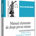 Copertă produs Manual elementar de Drept Privat Rom&acirc;n. 2022 - gallery small 