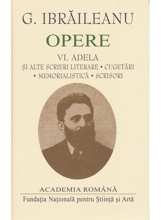 Copertă produs G. Ibrăileanu. Opere (Vol. VI) - gallery big 1