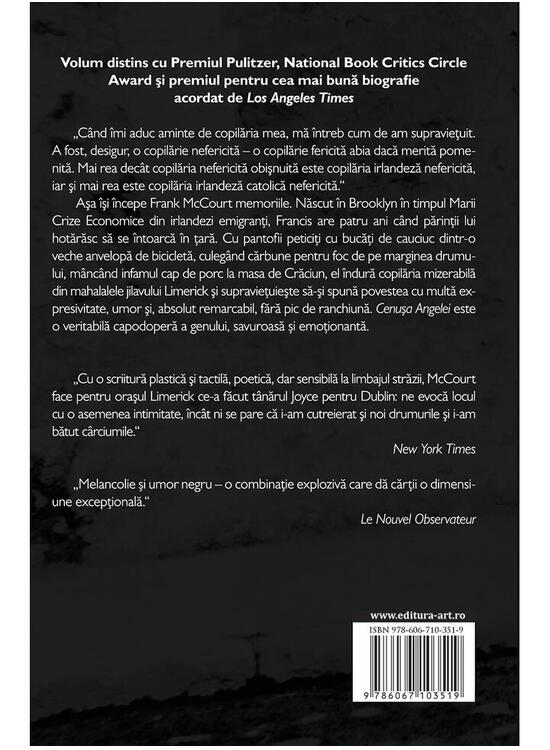 Copertă produs Cenușa Angelei (Vol. 1) - gallery big 2