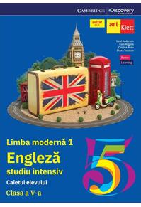 Copertă produs Limba engleză studiu intensiv. Clasa a V-a. Caietul elevului