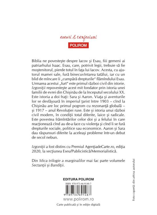 Copertă produs Izgoniții. Mică trilogie a marginalilor (Vol. 3) - gallery big 2