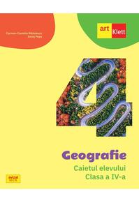 Copertă produs Geografie. Caietul elevului. Clasa a IV-a