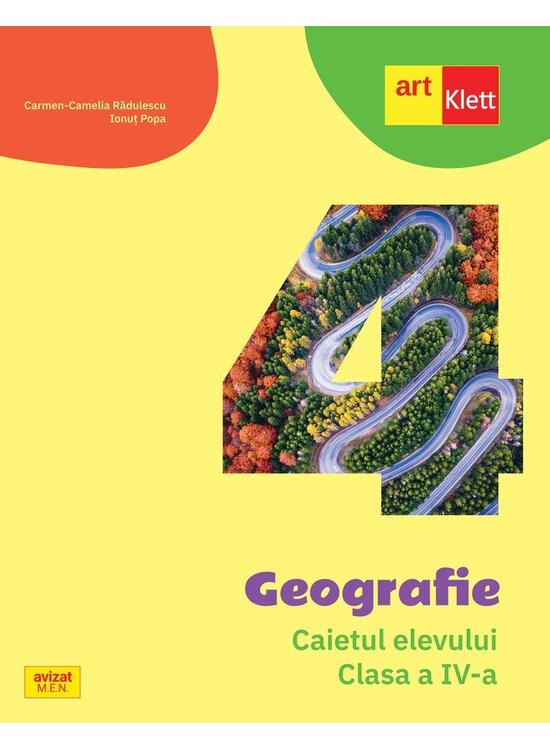 Copertă produs Geografie. Caietul elevului. Clasa a IV-a - gallery big 1