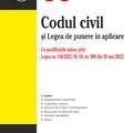Copertă produs Codul civil și Legea de punere &icirc;n aplicare. Ediția a 14-a actualizată la 28 august 2022 - gallery small 
