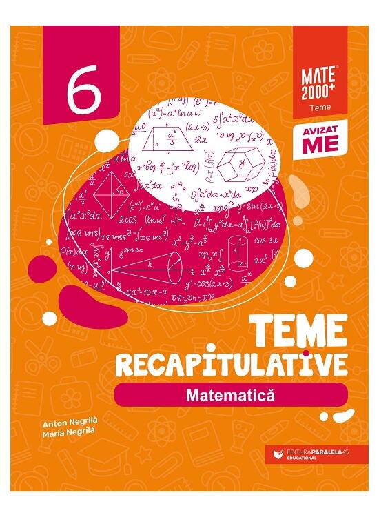Copertă produs Matematică. Teme recapitulative. Clasa a VI-a - gallery big 1