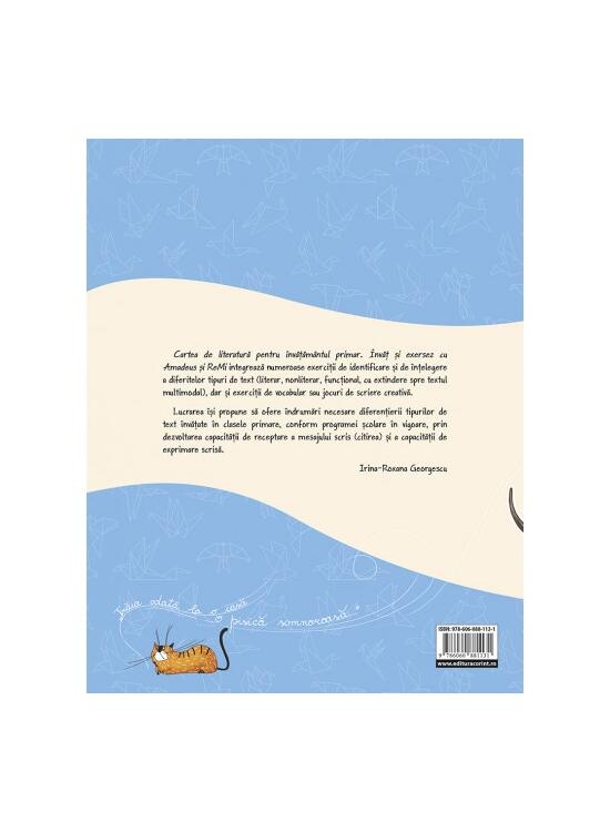 Copertă produs Cartea de literatură pentru &icirc;nvățăm&acirc;ntul primar. &Icirc;nvăț și exersez cu Amadeus și ReMi - gallery big 2
