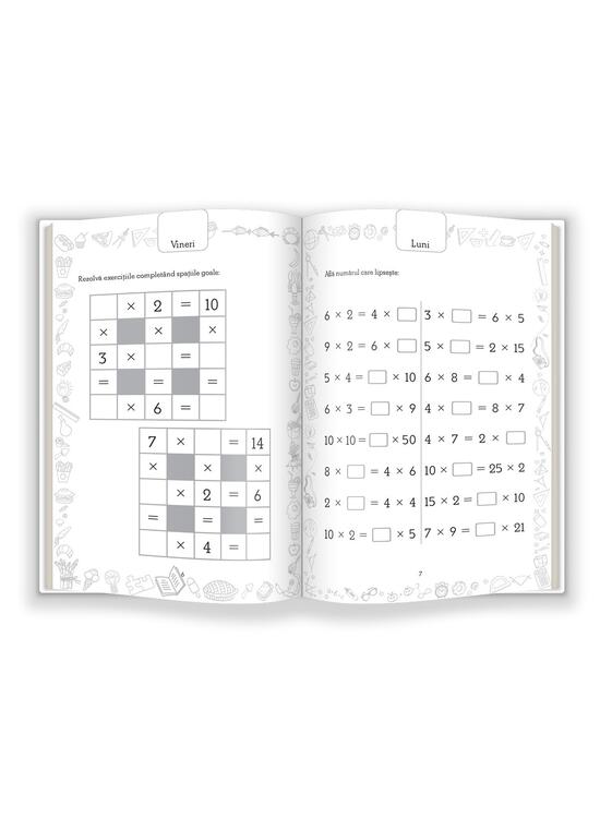Copertă produs &Icirc;nmulțirea. Mate pentru clasele a II-a și a III-a - gallery big 2