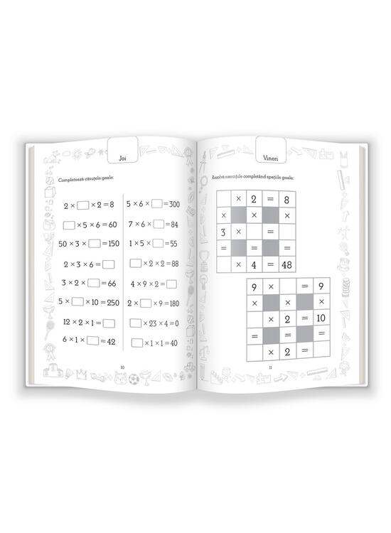 Copertă produs &Icirc;nmulțirea. Mate pentru clasele a II-a și a III-a - gallery big 4