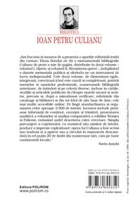 Copertă produs Ioan Petru Culianu. Bibliografie (Vol. 1)