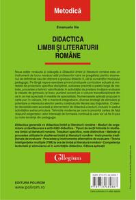 Copertă produs Didactica limbii și literaturii rom&acirc;ne