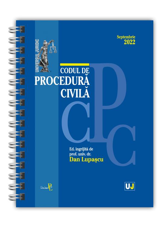 Copertă produs Codul de procedură civilă ianuarie 2023 (ediție spiralată) - gallery big 1