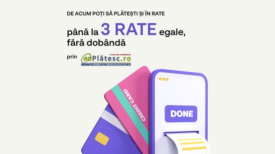 Shopping &icirc;n rate: Disponibil acum și la Cartepedia!
