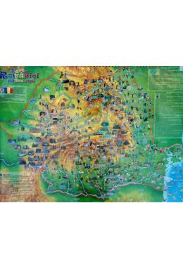 Copertă produs Harta Rom&acirc;niei pentru copii