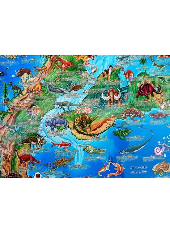 Copertă produs Harta ilustrată a lumii preistorice - gallery big 2