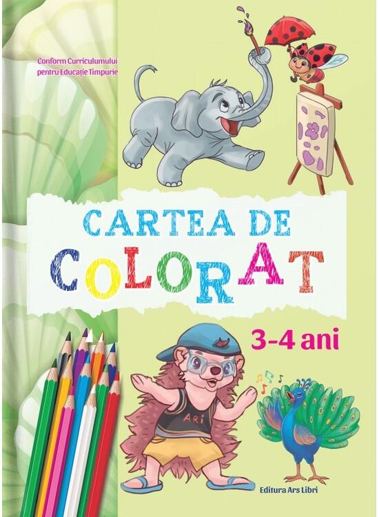 Copertă produs Cartea de colorat | 3-4 ani - gallery big 1