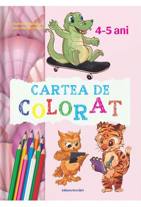 Copertă produs Cartea de colorat | 4-5 ani