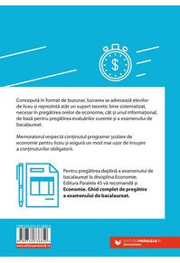 Copertă produs Memorator de economie pentru liceu