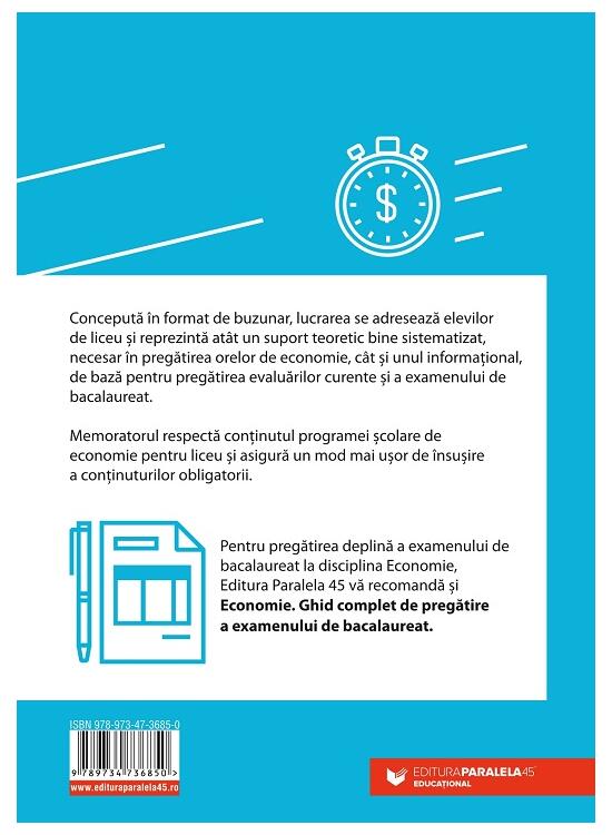 Copertă produs Memorator de economie pentru liceu - gallery big 2