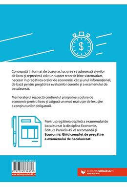 Copertă produs Memorator de economie pentru liceu