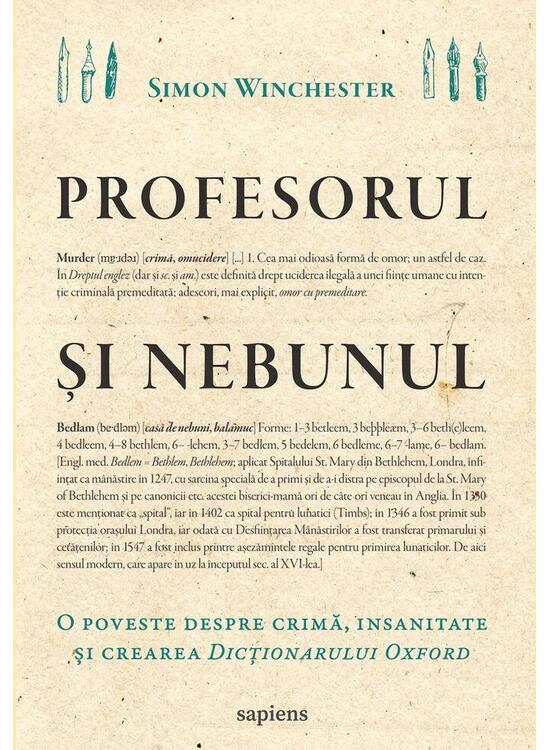 Copertă produs Profesorul şi nebunul - gallery big 1