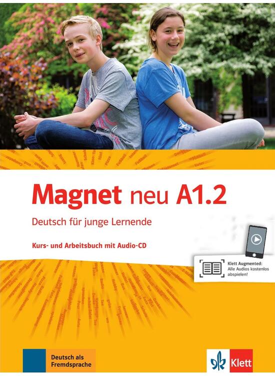 Copertă produs Magnet neu A1.2, Kurs-/Arbeitsbuch + CD - gallery big 1
