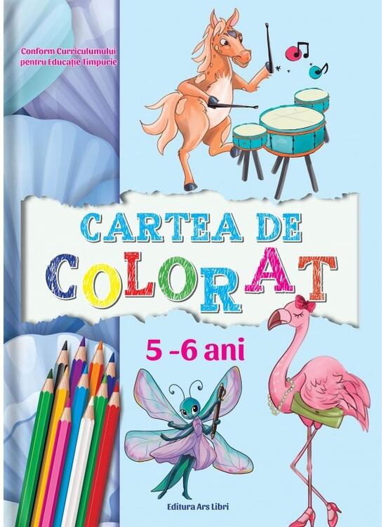 Copertă produs Cartea de colorat | 5-6 ani - gallery big 1