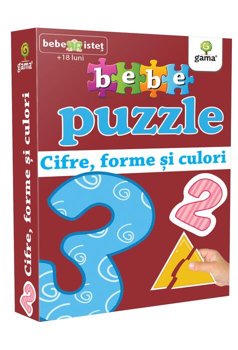 Copertă produs Bebe Puzzle - Cifre, forme si culori