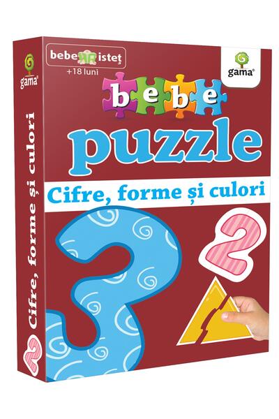 Bebe Puzzle - Cifre, forme si culori