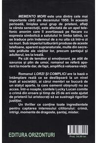 Copertă produs Memento Mori / Lorzi și complici