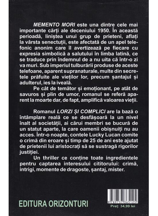Copertă produs Memento Mori / Lorzi și complici - gallery big 2
