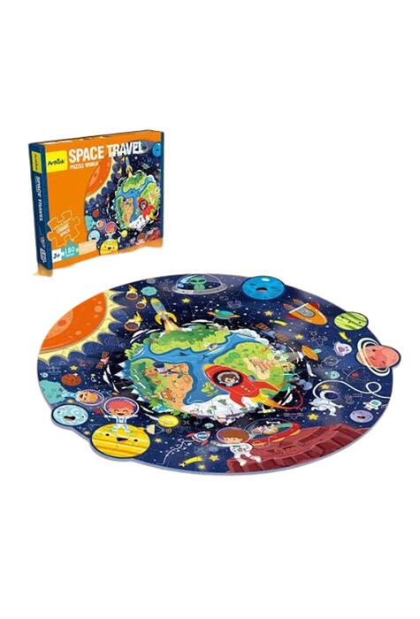 Copertă produs Puzzle rotund Arthink Călătorie &icirc;n spațiu, 180 Piese