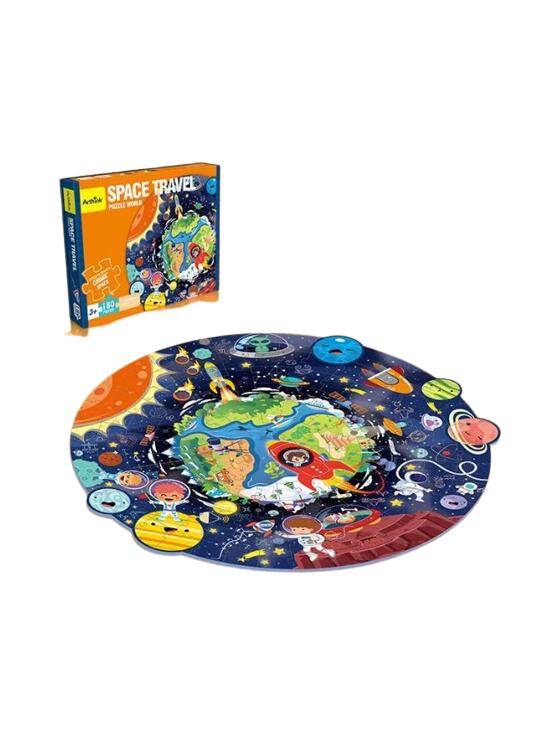 Copertă produs Puzzle rotund Arthink Călătorie &icirc;n spațiu, 180 Piese - gallery big 1