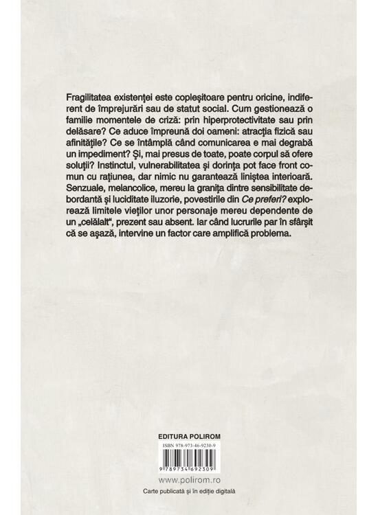 Copertă produs Ce preferi? - gallery big 2